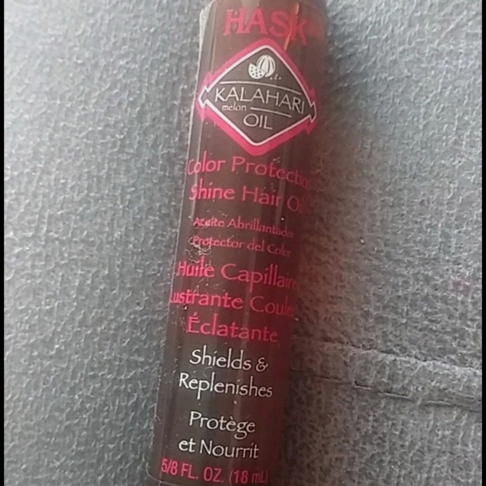 HASK color protection hair shine oil